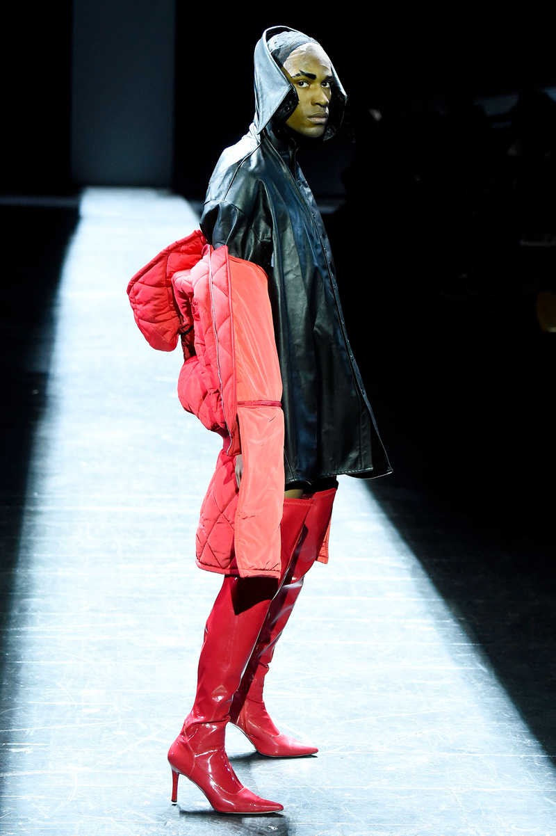 A model rocks Hood by Air in New York, February 2016Frazer Harrison/Getty Images for NYFW: The Shows